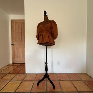 Elegant Brown Women's Top